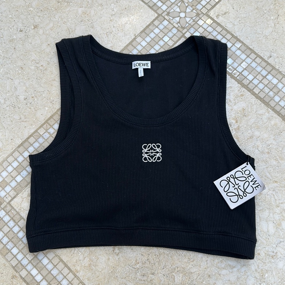 NWT Loewe Cropped Anagram T